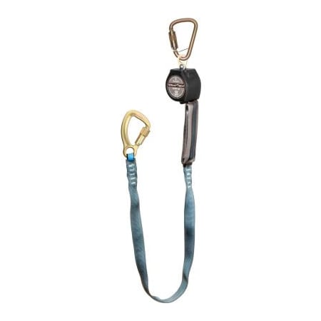 Falltech FallTech DuraTech 9' Mini SRD w/ Steel Carabiner & 5K Tie-back Carabiner 74709SB8